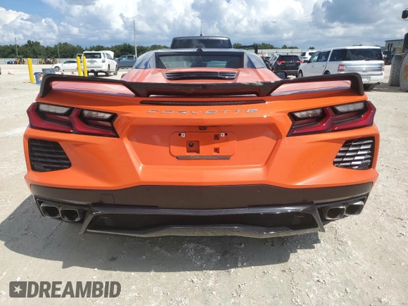 2021 Chevrolet Corvette 2LT with VIN 1G1YB3D44M5112278, listed as a Copart auction lot 73729174 with 0 mi miles and Salvage Title. Bid and sale history available at carsss.com. Image 6.