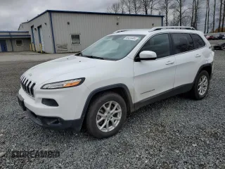 2015 Jeep Cherokee North with VIN 1C4PJMCB2FW594225, listed as a Copart auction lot 80424404 with 126,879 mi miles and Salvage Title. Bid and sale history available at carsss.com. Image 1.