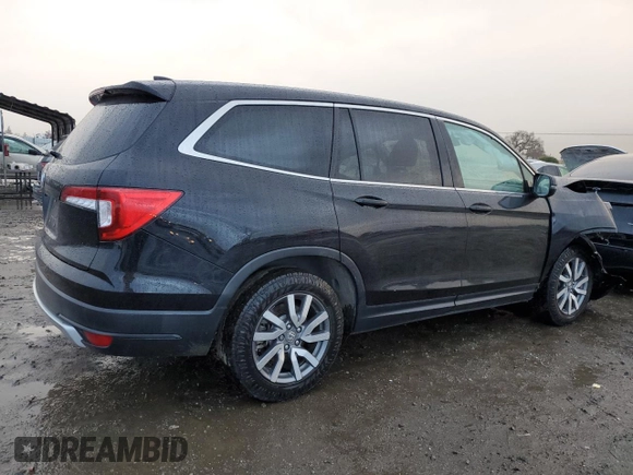 2019 Honda Pilot EX-L with VIN 5FNYF5H58KB036456, listed as a Copart auction lot 44360445 with 82,714 mi miles and Salvage Title. Bid and sale history available at DreamBid. Image 3.