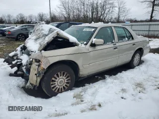 2008 Mercury Grand Marquis LS z VIN 2MEFM75V98X627609, wystawiony jako Copart lot #44513535 z przebiegiem Nie podano mil oraz Szkoda całkowita • Salvage title. Historia ofert i sprzedaży dostępna na DreamBid. Obrazek 1.