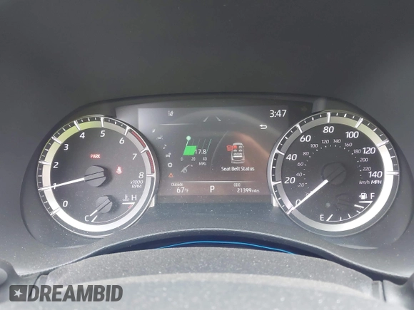 2023 Toyota Highlander L with VIN 5TDKDRBH3PS001588, listed as a IAAI auction lot 42139254 with 21,399 mi miles and . Bid and sale history available at DreamBid. Image 7.
