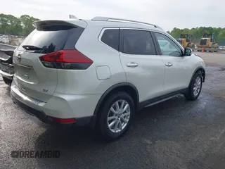 2019 Nissan Rogue SV with VIN KNMAT2MT3KP540707, listed as a IAAI auction lot 42034015 with 17,312 mi miles and . Bid and sale history available at carsss.com. Image 4.
