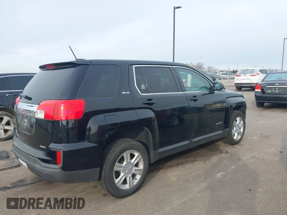 2016 GMC Terrain SLE with VIN 2GKFLSEK7G6175598, listed as a IAAI auction lot 41233296 with 75,126 mi miles. Bid and sale history available at carsss.com. Image 4.