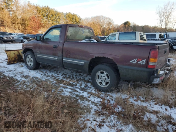 2000 Chevrolet Silverado 1500 with VIN 1GCEK14VXYE402067, listed as a Copart auction lot 85978574 with 185,618 mi miles and Non Repairable. Bid and sale history available at carsss.com. Image 2.