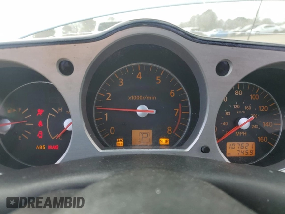 2006 Nissan 350Z Touring z VIN JN1AZ36A76M450924, wystawiony jako Copart lot #47313125 z przebiegiem 107 621 mil mil oraz Szkoda całkowita • Salvage title. Historia ofert i sprzedaży dostępna na DreamBid. Obrazek 9.