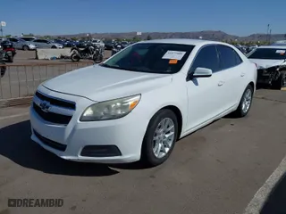 2013 Chevrolet Malibu ECO with VIN 1G11D5RR1DF108341, listed as a IAAI auction lot 41977980 with 187,126 mi miles. Bid and sale history available at carsss.com. Image 2.