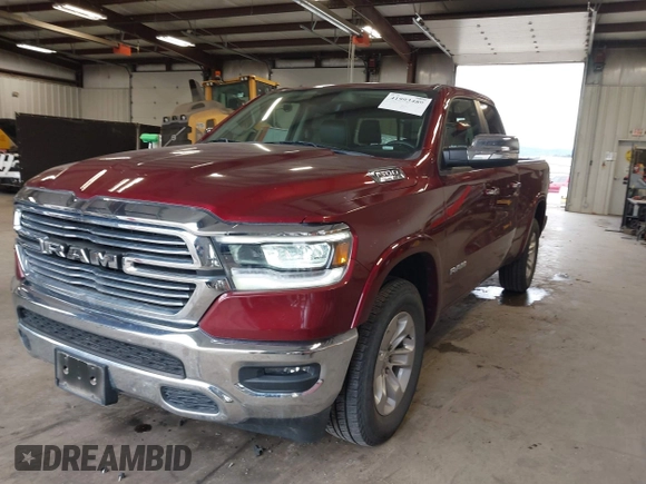 2019 Ram 1500 Laramie with VIN 1C6SRFDT0KN848897, listed as a IAAI auction lot 41993489 with 26,936 mi miles. Bid and sale history available at carsss.com. Image 2.