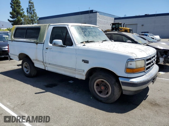 1992 Ford F-150 with VIN 1FTDF15Y7NLA93044, listed as a Copart auction lot 65185644 with 166,919 mi miles and Clean Title. Bid and sale history available at carsss.com. Image 4.