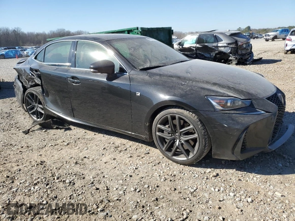 2017 Lexus IS with VIN JTHBA1D28H5042310, listed as a Copart auction lot 46714305 with 80,085 mi miles and Salvage Title. Bid and sale history available at carsss.com. Image 4.