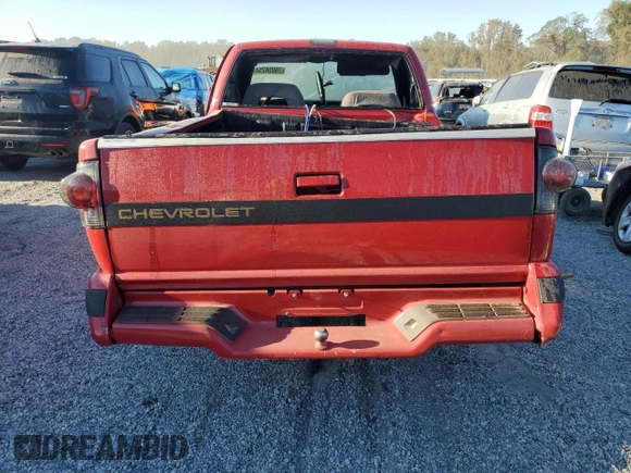 1995 Chevrolet S-10 with VIN 1GCCS1447SK170275, listed as a Copart auction lot 76054254 with 335,999 mi miles and Salvage Title. Bid and sale history available at DreamBid. Image 6.