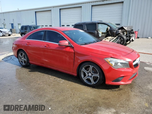 2014 Mercedes-Benz CLA 250 with VIN WDDSJ4EB4EN029220, listed as a Copart auction lot 56970345 with 137,614 mi miles and Salvage title. Bid and sale history available at DreamBid. Image 4.