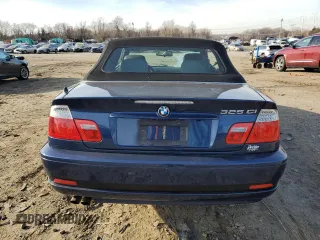 2005 BMW 3 Series 325Ci with VIN WBABW33485PL36210, listed as a Copart auction lot 86103064 with 115,715 mi miles and Salvage Title. Bid and sale history available at carsss.com. Image 6.