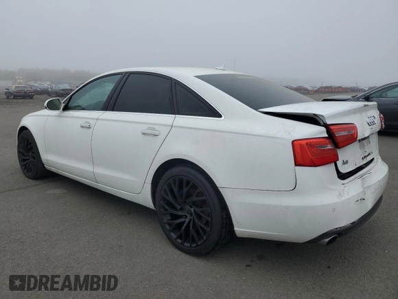 2013 Audi A6 Premium Plus with VIN WAUDFAFC8DN076742, listed as a Copart auction lot 51014335 with 92,694 mi miles and Salvage title. Bid and sale history available at DreamBid. Image 2.