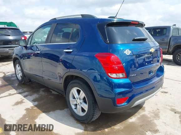 2020 Chevrolet Trax LT with VIN 3GNCJLSB2LL308702, listed as a IAAI auction lot 42081342 with 50,798 mi miles and . Bid and sale history available at DreamBid. Image 3.