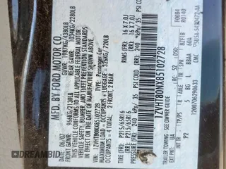 2008 Ford Mustang Deluxe с VIN 1ZVHT80NX85102728, выставлен на аукционе Copart как лот 62939415 с пробегом Не указан миль и Чистый • Clean title. История ставок и продаж доступна на DreamBid. Изображение 12.