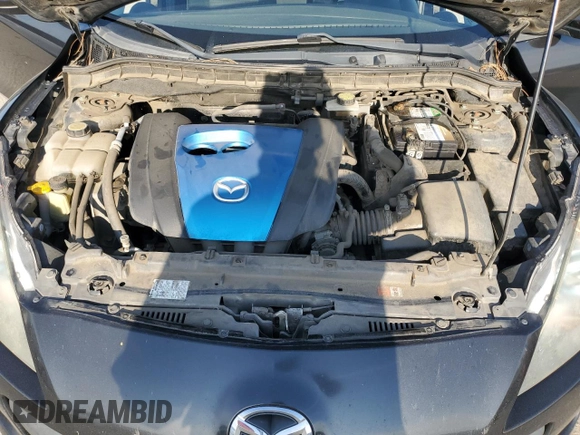 2013 Mazda 3 i Sport with VIN JM1BL1UP5D1845360, listed as a Copart auction lot 54293845 with 219,905 mi miles and Salvage Title. Bid and sale history available at DreamBid. Image 11.