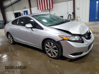 2012 Honda Civic Si with VIN 2HGFG4A52CH708436, listed as a Copart auction lot 57278025 with 170,521 mi miles and Salvage title. Bid and sale history available at DreamBid. Image 4.