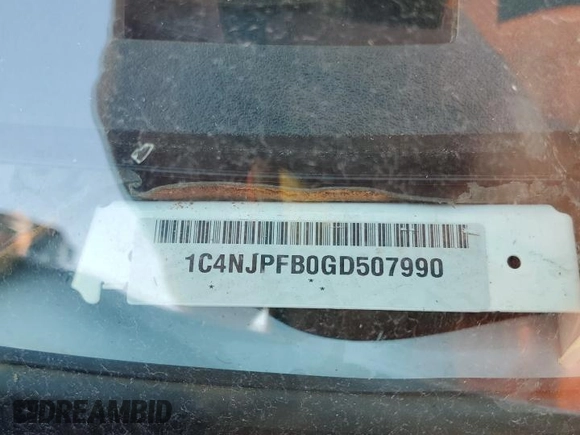 2016 Jeep Patriot Latitude z VIN 1C4NJPFB0GD507990, wystawiony jako Copart lot #48410695 z przebiegiem 102 148 mil mil oraz Szkoda całkowita • Salvage title. Historia ofert i sprzedaży dostępna na DreamBid. Obrazek 13.