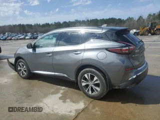 2021 Nissan Murano SV with VIN 5N1AZ2BS0MC103102, listed as a Copart auction lot 47872445 with 81,027 mi miles and Salvage Title. Bid and sale history available at DreamBid. Image 2.