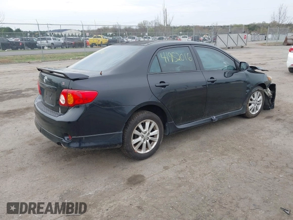 2009 Toyota Corolla with VIN 2T1BU40E89C157455, listed as a IAAI auction lot 41952016 with 211,792 mi miles. Bid and sale history available at carsss.com. Image 4.
