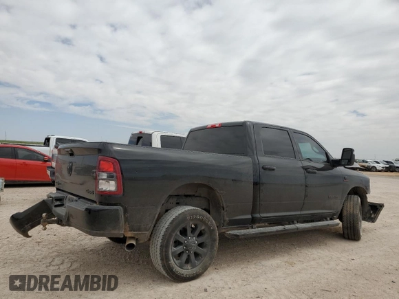 2024 Ram 2500 Big Horn with VIN 3C6UR5DL3RG119413, listed as a Copart auction lot 55709064 with 33,197 mi miles and Salvage title. Bid and sale history available at DreamBid. Image 3.