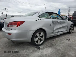 2011 Lexus IS 250 C with VIN JTHFF2C25B2518323, listed as a Copart auction lot 50931405 with 157,515 mi miles and Salvage title. Bid and sale history available at DreamBid. Image 3.