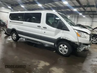 2017 Ford Transit XL with VIN 1FBZX2YM9HKA94759, listed as a Copart auction lot 87866205 with 132,278 mi miles and Salvage Title. Bid and sale history available at DreamBid. Image 4.
