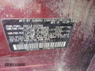 2025 Subaru Forester Premium с VIN JF2SLDDC2SH417217, выставлен на аукционе Copart как лот 60807235 с пробегом 26 031 миль миль и Списание • Salvage title. История ставок и продаж доступна на DreamBid. Изображение 14.