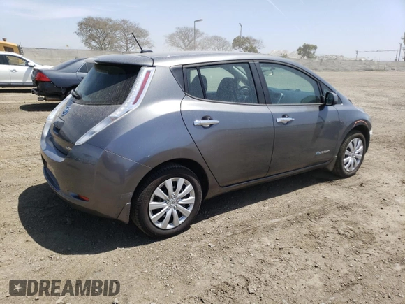 2016 Nissan LEAF S with VIN 1N4BZ0CPXGC313501, listed as a Copart auction lot 49323423 with 64,363 mi miles. Bid and sale history available at carsss.com. Image 3.