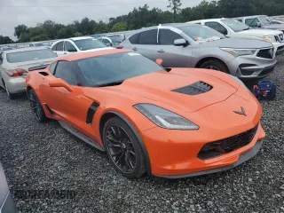 2019 Chevrolet Corvette Z06 2LZ with VIN 1G1YS2D67K5600391, listed as a Copart auction lot 73743904 with 0 mi miles and Salvage Title. Bid and sale history available at carsss.com. Image 4.