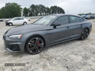 2023 Audi S5 Sportback Premium Plus z VIN WAUC4CF54PA056286, wystawiony jako Copart lot #54561555 z przebiegiem 23 250 mil mil oraz Szkoda całkowita • Salvage title. Historia ofert i sprzedaży dostępna na DreamBid. Obrazek 1.