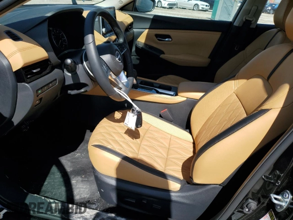 2024 Nissan Sentra SV with VIN 3N1AB8CV6RY387664, listed as a Copart auction lot 50213565 with 1,757 mi miles and Salvage Title. Bid and sale history available at DreamBid. Image 7.