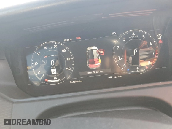 2019 Land Rover Range Rover Velar R-Dynamic SE with VIN SALYL2EX2KA797630, listed as a Copart auction lot 40621644 with 44,309 mi miles. Bid and sale history available at carsss.com. Image 9.
