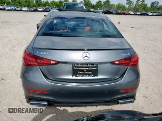 2024 Mercedes-Benz C 300 with VIN W1KAF4HB7RR178065, listed as a Copart auction lot 63899735 with 2,792 mi miles and Salvage title. Bid and sale history available at DreamBid. Image 6.