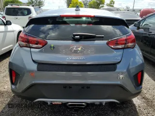 2020 Hyundai Veloster 2.0 with VIN KMHTG6AF7LU030068, listed as a Copart auction lot 49342693 with 15,584 mi miles. Bid and sale history available at carsss.com. Image 6.