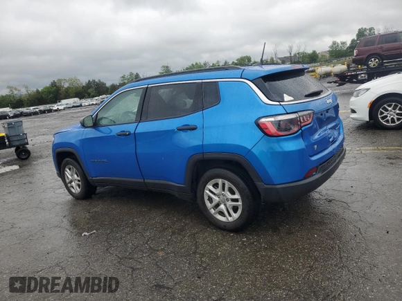 2021 Jeep Compass Sport with VIN 3C4NJCAB6MT518465, listed as a Copart auction lot 56797435 with 82,089 mi miles and Salvage title. Bid and sale history available at DreamBid. Image 2.