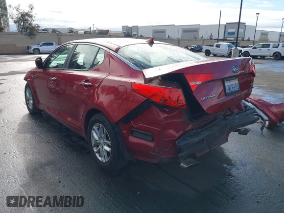 2012 Kia Optima LX with VIN 5XXGM4A70CG070980, listed as a IAAI auction lot 41744124 with 158,355 mi miles and . Bid and sale history available at carsss.com. Image 3.