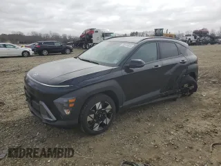 2024 Hyundai Kona SEL with VIN KM8HBCAB0RU083557, listed as a Copart auction lot 48513655 with 15,131 mi miles and Salvage Title. Bid and sale history available at carsss.com. Image 1.