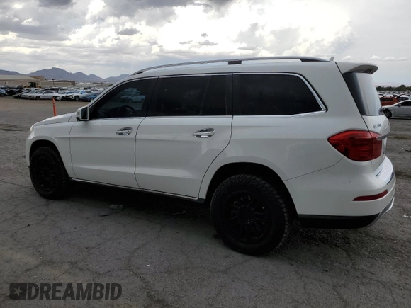 2014 Mercedes-Benz GL 450 z VIN 4JGDF7CE4EA314084, wystawiony jako Copart lot #59593195 z przebiegiem 161 026 mil mil oraz Szkoda całkowita • Salvage title. Historia ofert i sprzedaży dostępna na DreamBid. Obrazek 2.