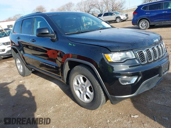 2017 Jeep Grand Cherokee Laredo with VIN 1C4RJFAG1HC642756, listed as a IAAI auction lot 41913149 with 25,846 mi miles. Bid and sale history available at carsss.com. Image 1.