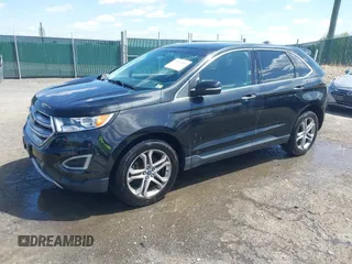 2015 Ford Edge Titanium with VIN 2FMTK4K92FBB42637, listed as a IAAI auction lot 41968659 with 99,667 mi miles. Bid and sale history available at carsss.com. Image 2.