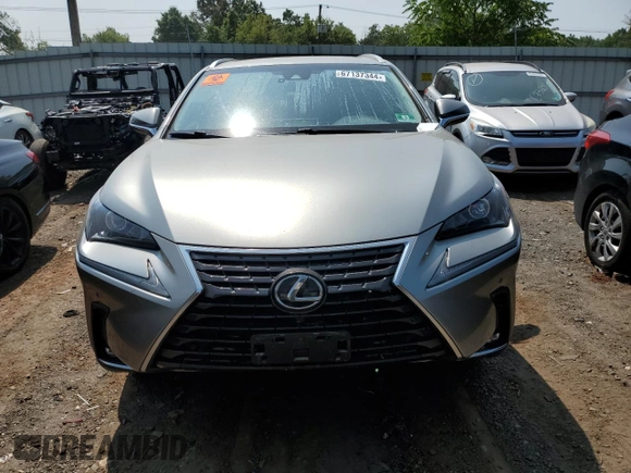 2018 Lexus NX with VIN JTJBARBZ4J2164120, listed as a Copart auction lot 67137344 with 0 mi miles and Salvage Title. Bid and sale history available at carsss.com. Image 5.