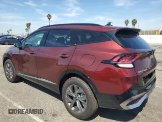 2025 Kia Sportage SX-Prestige with VIN KNDPXCDG3S7201016, listed as a Copart auction lot 49874455 with 1,377 mi miles and Salvage title. Bid and sale history available at DreamBid. Image 2.