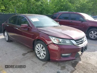 2013 Honda Accord EX-L with VIN 1HGCR2F87DA097551, listed as a IAAI auction lot 42236432 with 185,998 mi miles and . Bid and sale history available at DreamBid. Image 1.
