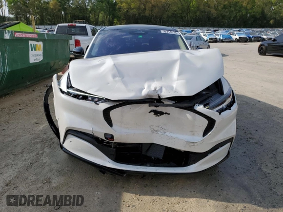 2021 Ford Mustang Mach-E California Route 1 with VIN 3FMTK2R74MMA27526, listed as a Copart auction lot 50214575 with 23,497 mi miles and Non Repairable. Bid and sale history available at DreamBid. Image 5.