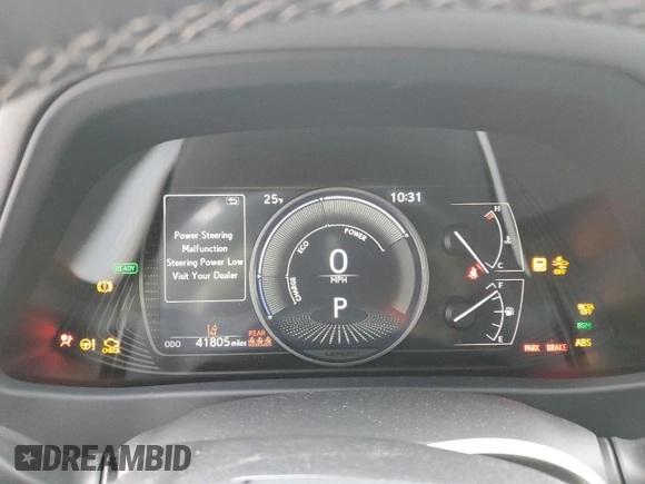 2022 Lexus UX 250h z VIN JTHP9JBH0N2062666, wystawiony jako Copart lot #41768375 z przebiegiem 41 805 mil mil oraz Szkoda całkowita • Salvage title. Historia ofert i sprzedaży dostępna na DreamBid. Obrazek 9.