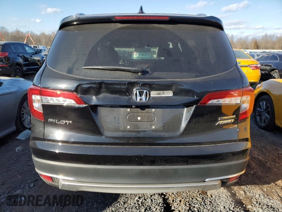 2022 Honda Pilot Touring 7-Passenger with VIN 5FNYF6H60NB091924, listed as a Copart auction lot 88165135 with 92,724 mi miles and Salvage Title. Bid and sale history available at carsss.com. Image 6.