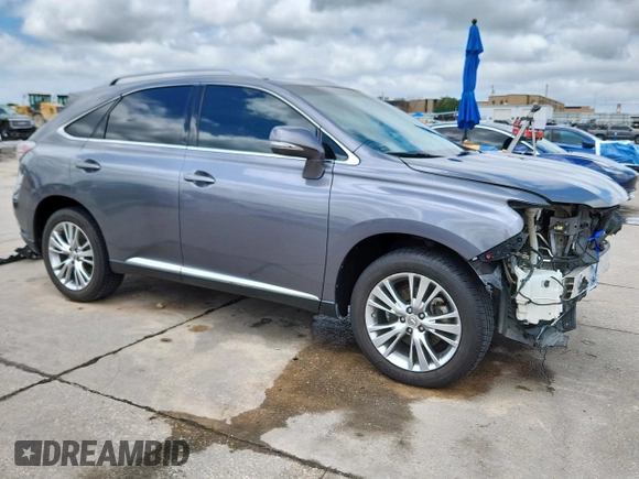 2013 Lexus RX 350 with VIN 2T2ZK1BA0DC118716, listed as a Copart auction lot 61987965 with 185,414 mi miles and Salvage title. Bid and sale history available at DreamBid. Image 4.