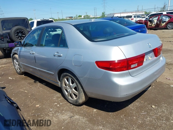2005 Honda Accord EX-L z VIN 1HGCM66845A041929, wystawiony jako IAAI lot #42193697 z przebiegiem 165 324 mil mil oraz . Historia ofert i sprzedaży dostępna na DreamBid. Obrazek 3.