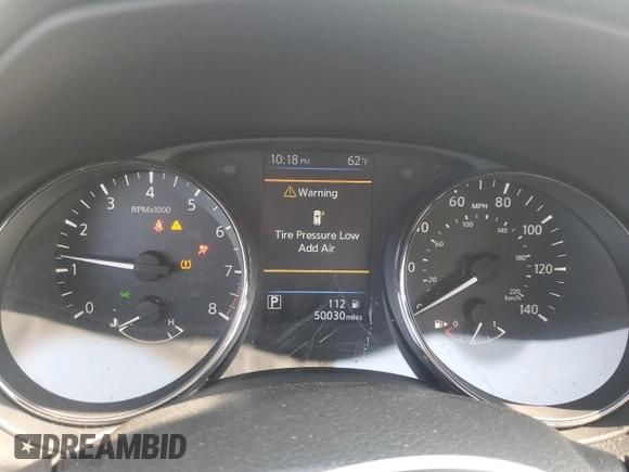 2022 Nissan Rogue S z VIN JN1BJ1AW5NW470739, wystawiony jako Copart lot #52524595 z przebiegiem 50 030 mil mil oraz Szkoda całkowita • Salvage title. Historia ofert i sprzedaży dostępna na DreamBid. Obrazek 9.
